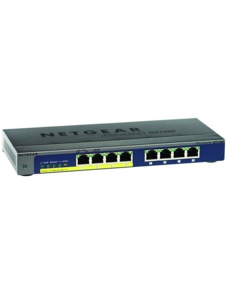 Netgear GS108P - Switch de red con 8 puertos (puertos no gestionables, 4 de los puertos son PoE): Netgear: Kiwiku.com: Electróni
