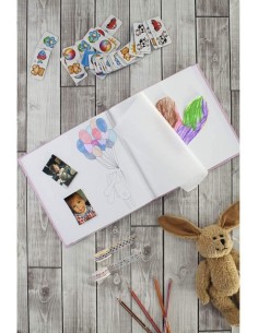 Hama Joana Album libro 25x25 50 páginas blancas Niños 2368 | kiwiku 2