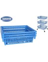 Carrito verdulero 3 cestos 40x62 mito 3 azul