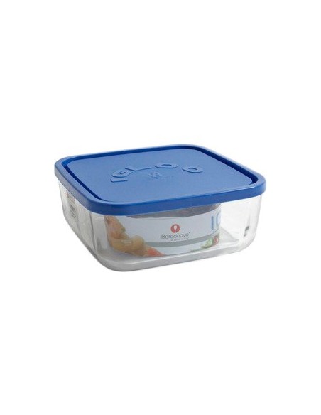 Ofertón BORGONOVO 33147 Tarro igloo quadro azul c/tapa 22cm