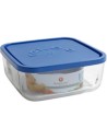 Tarro igloo quadro azul c/tapa 22cm