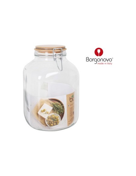 Oportunidad BORGONOVO 124050 Tarro hermetico primizie 4250cc tapa bambu