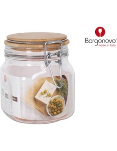 Oportunidad BORGONOVO 123981 Tarro hermetico primizie 750cc tapa bambu