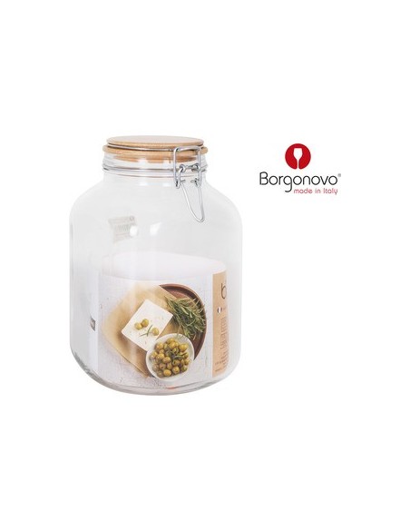 Oferta - BORGONOVO 123913 Tarro hermetico primizie 3100cc tapa bambu