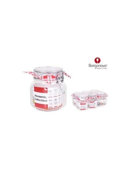 Oportunidad BORGONOVO 50751 Tarro hermÉtico gourmet 750cc transparente