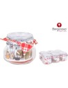 Tarro Hermético gourmet 500cc transparente