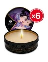 Shunga vela de masaje frutas exoticas 6 x 30 ml