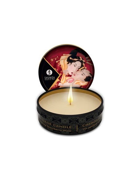 Comprar Shunga vela de masaje fresa 30 ml. 28158