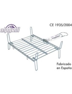 Mejor Precio en ALPGRILL 1102723 Parrilla barbacoa doble, alpgrill, 25x30cm.