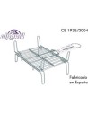 Parrilla barbacoa doble zin, alpgrill, 20x25cm