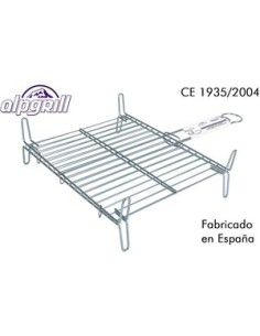 Oferta - ALPGRILL 1102725 Parrilla barbacoa doble zin, alpgrill, 35x40cm.
