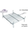 Parrilla barbacoa doble zin, alpgrill, 35x40cm