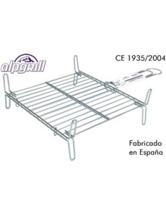 Oferta - ALPGRILL 31484 Parrilla barbacoa 35x35cm doble