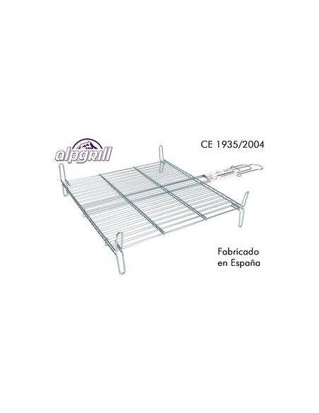 Comprar ALPGRILL 31488 Parrilla barbacoa 45x50cm doble