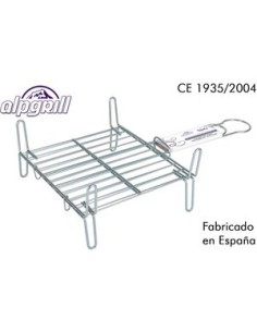 Ofertón ALPGRILL 31567 Parrilla barbacoa 25x25cm doble