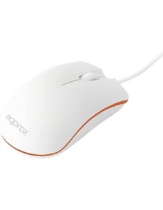 Comprar Ratón Approx APPOMNWO, con cable USB, óptico Blanco | kiwiku