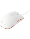 Ratón Approx APPOMNWO, con cable USB, óptico Blanco
