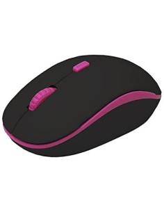 Ratón Approx APPWMBBP, óptico inalámbrico, Negro y Violeta | kiwiku