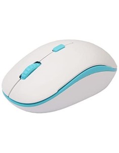 Ratón Approx APPWMBWLB, óptico inalámbrico, Blanco y Azul | kiwiku
