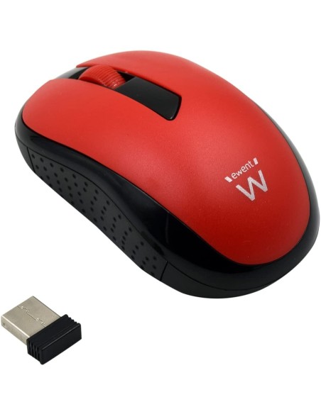 Mejor Precio en Ewent EW3225 Ratón inalámbrico Rojo 1000 dpi. EW3226