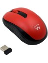 Ewent EW3225 Ratón inalámbrico Rojo 1000 dpi