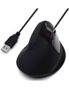 Ratón Ewent EW3157, con cable USB, óptico Negro