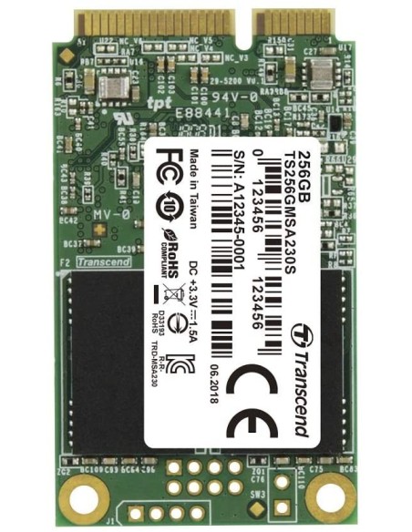 Disco duro Transcend SSD MSA230S 256GB mSATA TS256GMSA230S