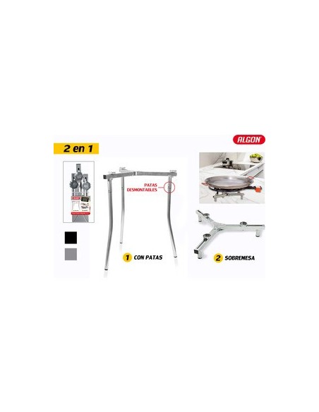 Oferta - ALGON 105316 Tripode 2 en 1 regulable paelleros algon