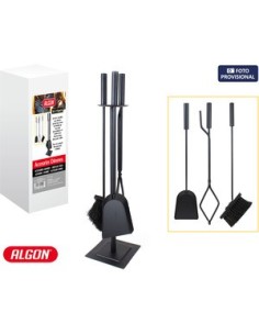 Oportunidad ALGON 88550 Set3 accesorios chimenea c/soporte algon