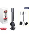 Set3 accesorios chimenea con soporte algon