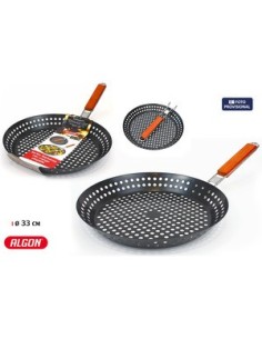Comprar ALGON 66879 SartÉn barbacoa mango plegable 30cm algon