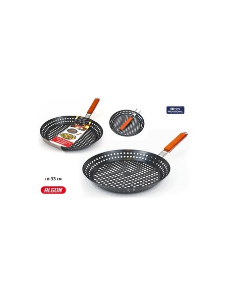 Comprar ALGON 66879 SartÉn barbacoa mango plegable 30cm algon