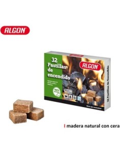 Comprar ALGON 62045 Pastilla madera natural c/cera 32pc algon