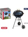 Barbacoa redonda c/tapa 45cm negra algon