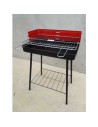 Barbacoa rectangular 52x37cm c/rejilla refuerzo algon
