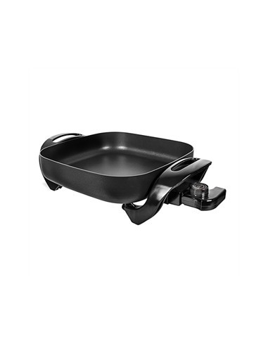 ITALIAN DESIGN ID Plancha Electrica Cocinar con Tapa 1500W