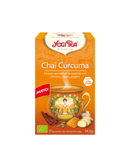 Oferta - YOGI TEA 21507 Yogi tea chai curcuma bio 17 bolsitas