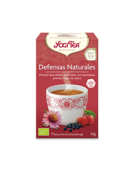 Comprar YOGI TEA 21518 Yogi tea defensas naturales bio 17 bolsitas