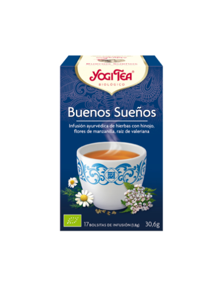 Comprar YOGI TEA 5009043 BUENAS NOCHES INFUSION 17 UNIDADES