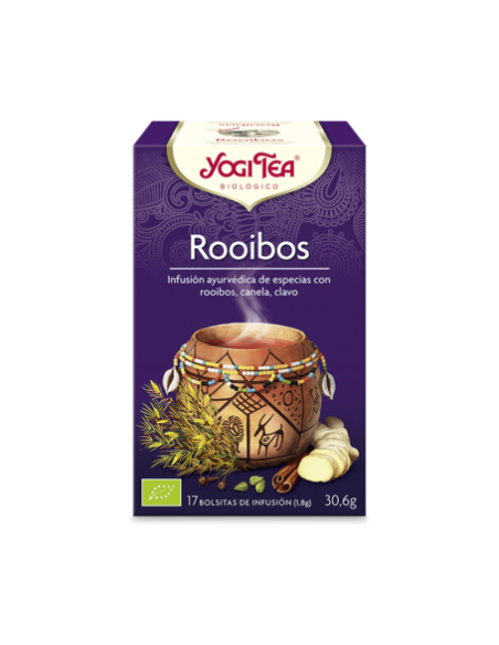 Comprar YOGI TEA 5009044 TE ROOIBOS INFUSION 17 BOLSITAS
