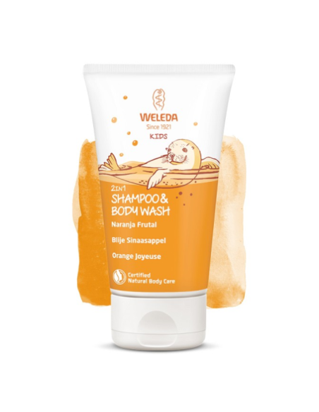 Ofertón WELEDA 18214 Champu y gel ducha naranja frutal 150ml