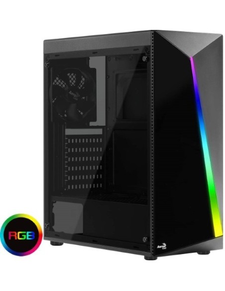 Caja PC Aerocool SHARD Semitorre ATX RGB P.acrílico | kiwiku