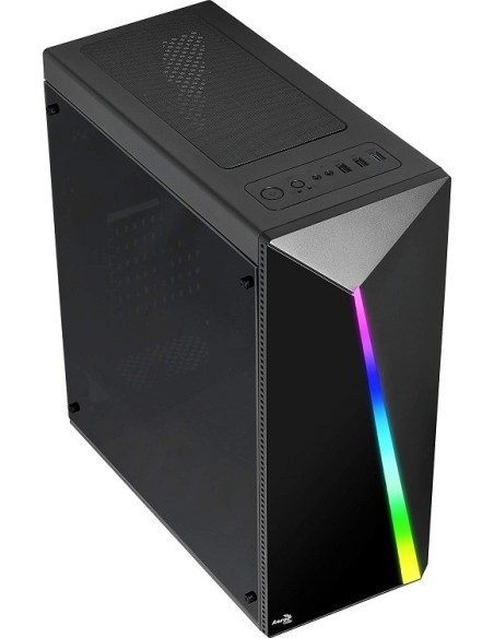 Caja PC Aerocool SHARD Semitorre ATX RGB P.acrílico | kiwiku