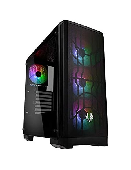 Caja ATX semitorre bitfenix nova mesh tg 4a negra BFC-NVM-300-KKGSK-4A