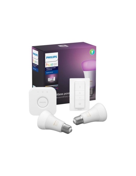 Ofertón Philips Hue Blanco y Color Ambiance Kit de principiantes
