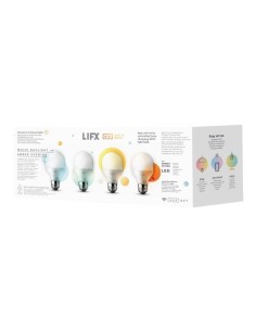 Bombilla LED E27 pack de 4 LIFX Mini Day & Dusk HB4L3A19MTW08E27
