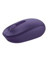 Ratón Microsoft móvil inalámbrico 1850, óptico, Morado