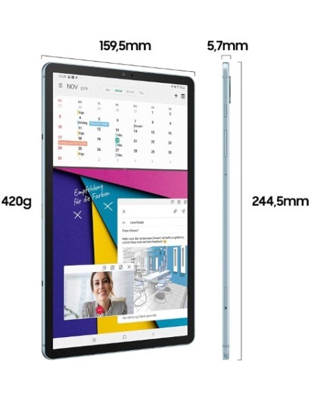 Samsung Galaxy Tab S6 WIFI 128GB Cloud Blue. SM-T860NZBADBT