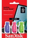 Pack 3 Unidades de Colores Memoria USB 2.0 32 GB SDCZ50C-032G-B46T