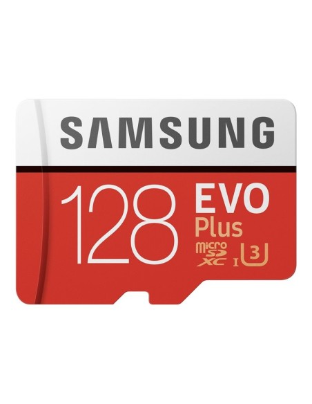 Tarjeta MicroSDXC Samsung EVO Plus 128Gb Adaptador Clase 10